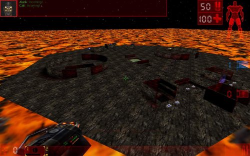 Lava Arena Unreal Tournament Map
